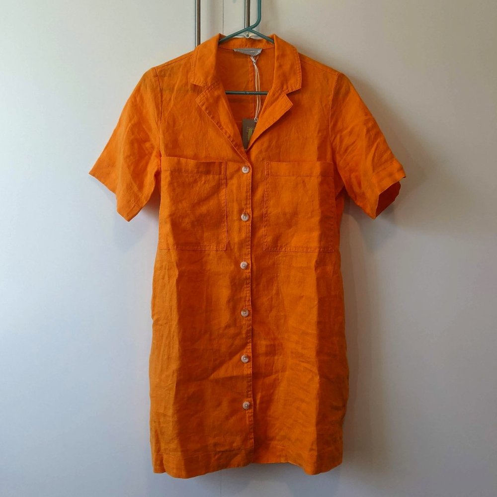 Everlane Linen Workwear Dress - NWT - XS